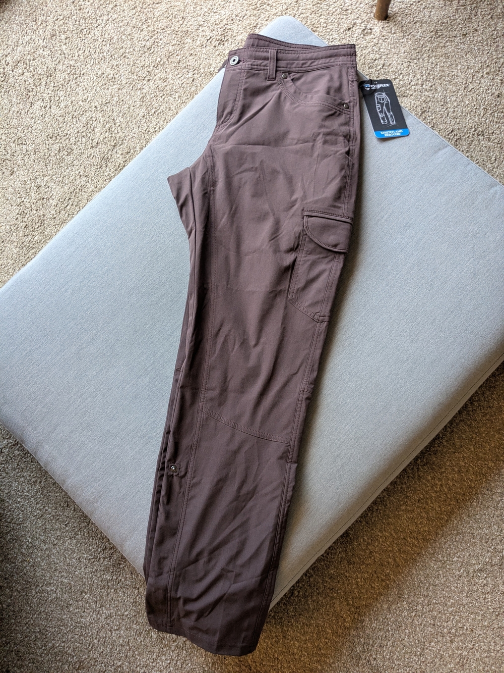 Kuhl Freeflex Roll Up Pants Women's, Kalamata Size 12